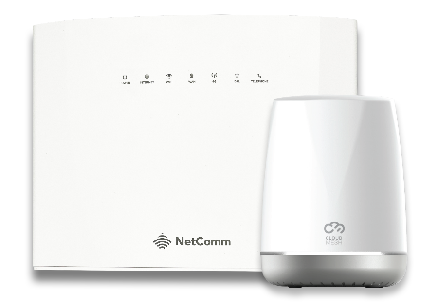 Image of Netcomm NL20 Wifi 6 (4G Backup) + 1 Satellite Wi-Fi router